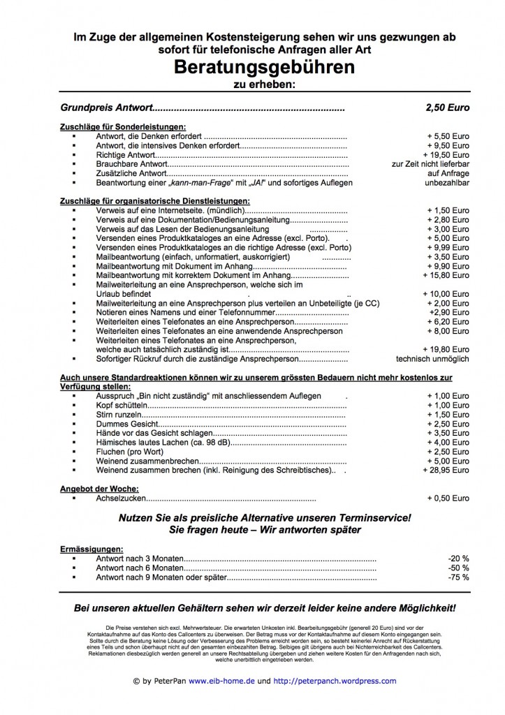 beratungsgebuehren